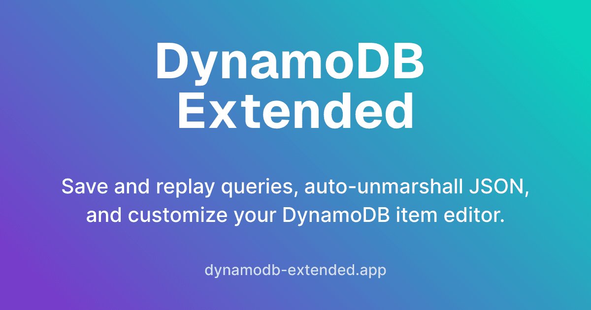 DynamoDB Extended